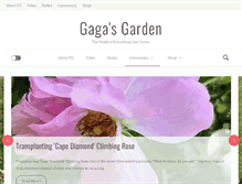 Tablet Screenshot of gagasgarden.com